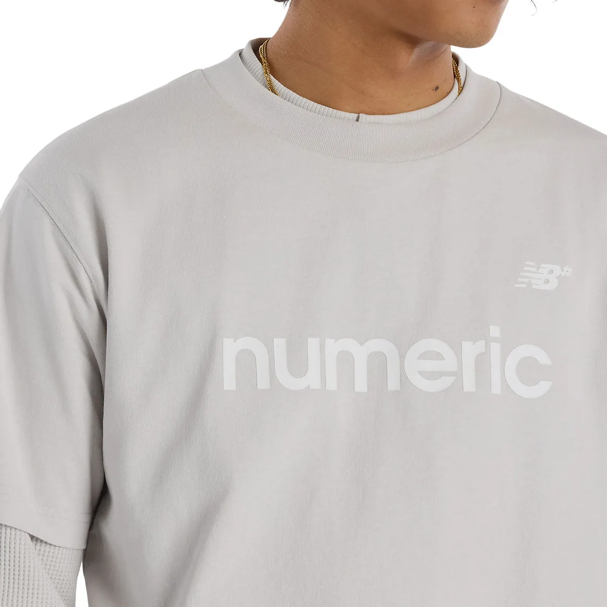 New Balance Numeric Cotton T-Shirt - Grey Matter sold by CCS product image thumbnail 3