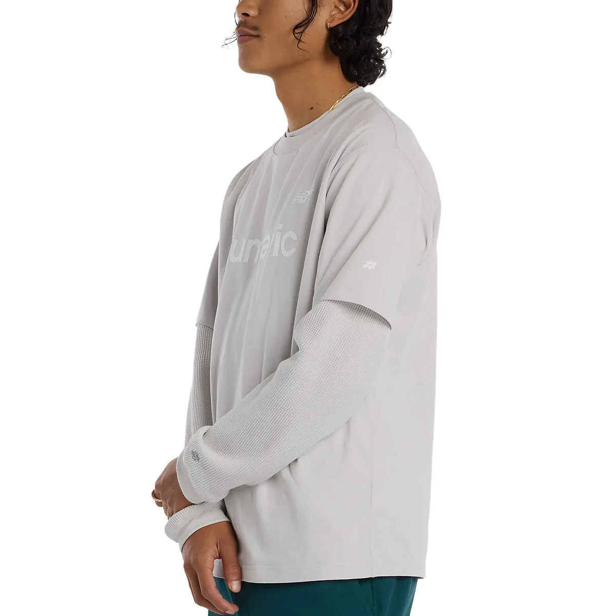 New Balance Numeric Cotton T-Shirt - Grey Matter sold by CCS product image thumbnail 4
