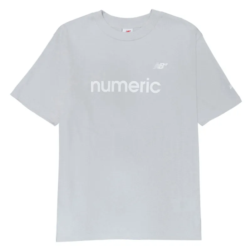 New Balance Numeric Cotton T-Shirt - Grey Matter made by New Balance