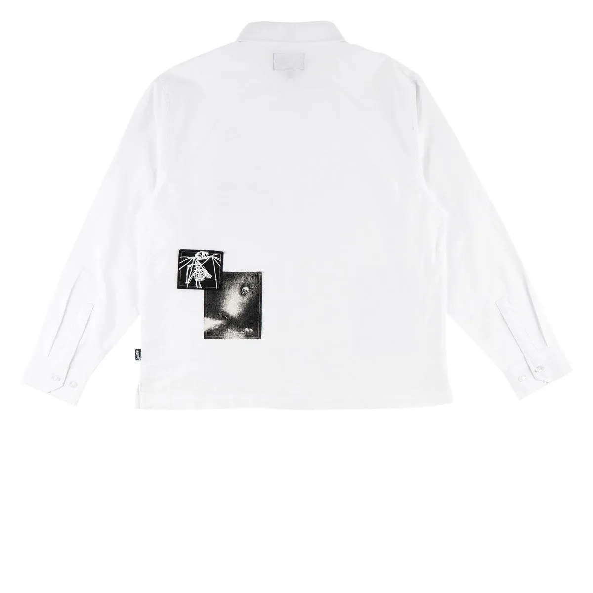 Welcome Bygone Oxford Patches Long Sleeve Shirt - White sold by CCS product image thumbnail 2