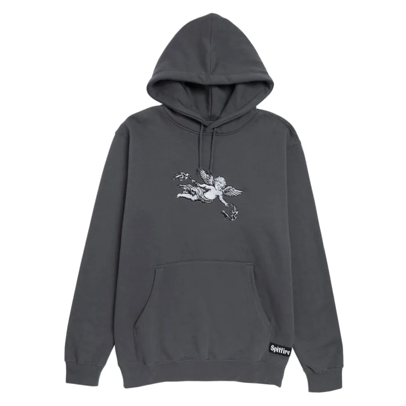 Spitfire Molotov Angel Hoodie - Charcoal/Black/White made by CCS