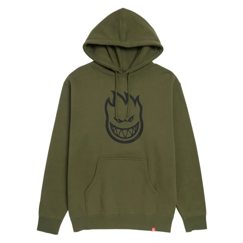 Spitfire Bighead Hoodie - Army/Black made by CCS
