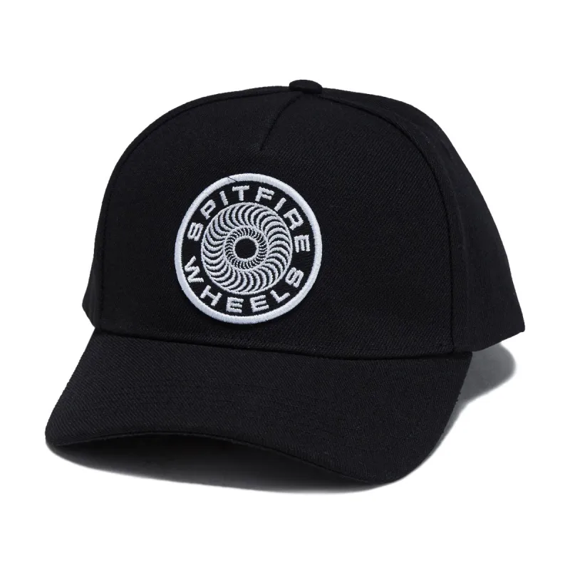 Spitfire Classic '87 Swirl Patch Hat - Black/Black/White made by CCS