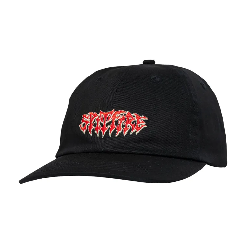 Spitfire Lil Demon Script Hat - Black/Red/Cream made by CCS
