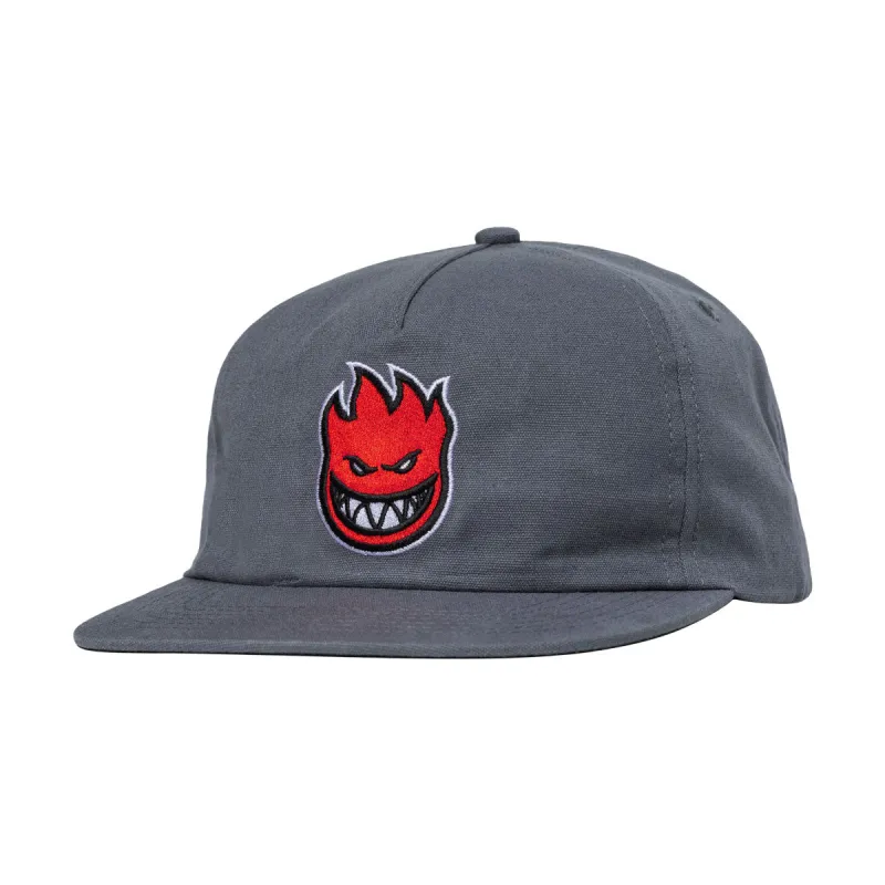 Spitfire Bighead Fill Hat - Charcoal/Red made by CCS