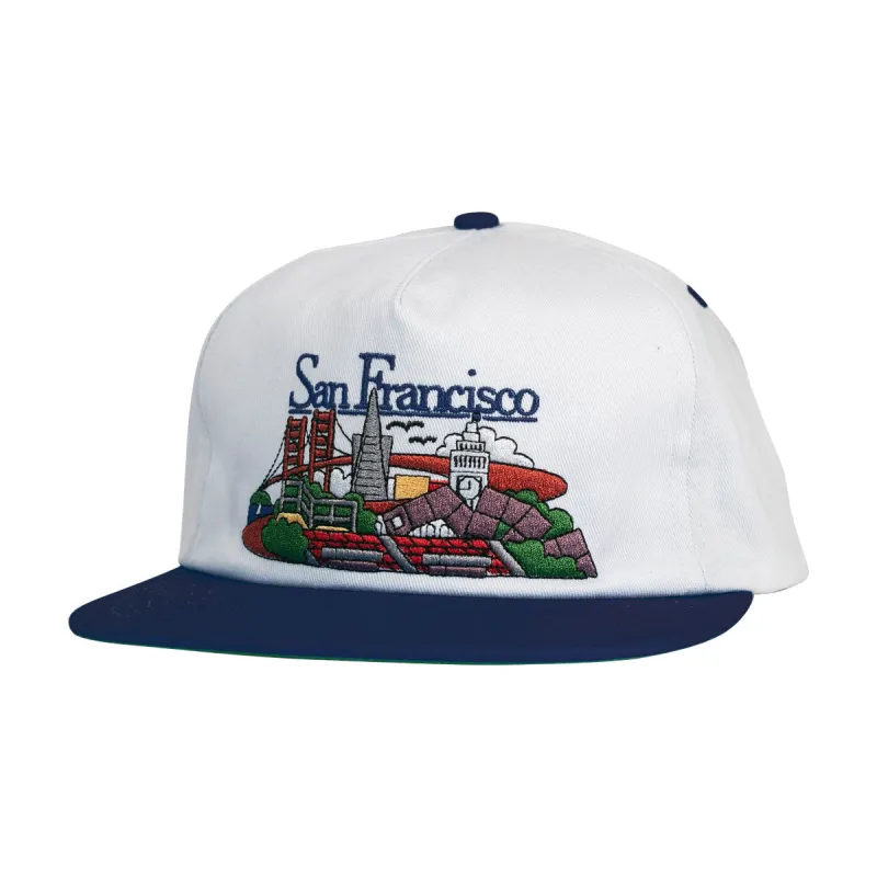 Real SFC Hat - White/Navy made by CCS
