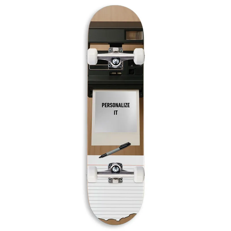 CCS Customs Photo Moments Skateboard Complete - Polaroid made by CCS