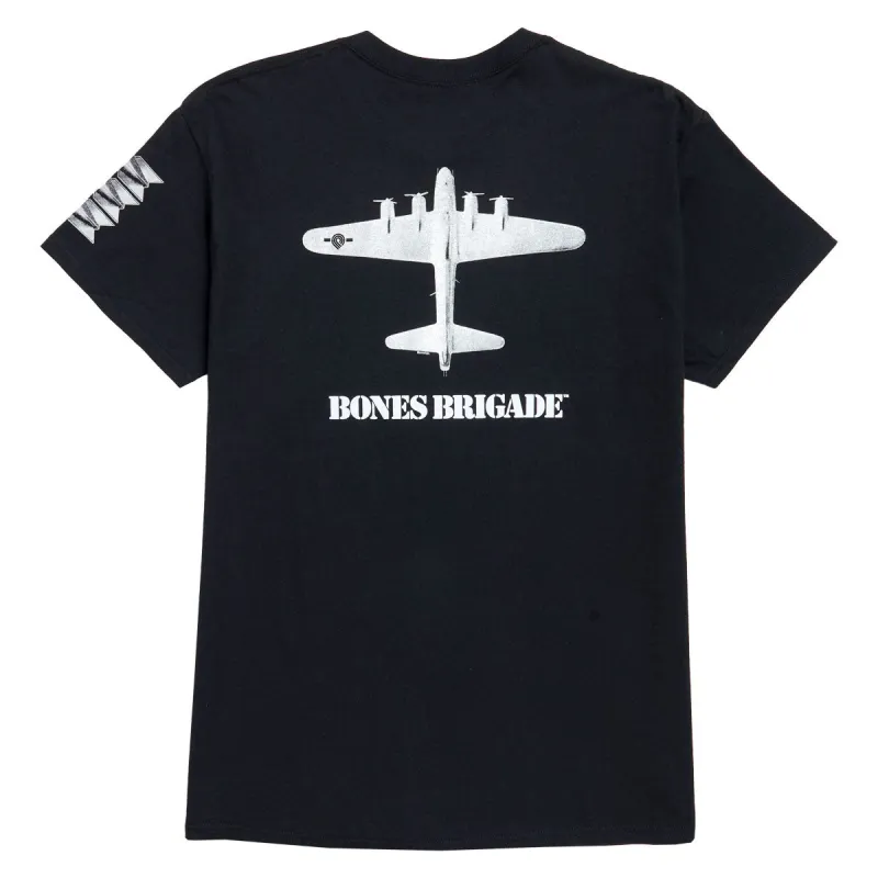 Bones Brigade OG Bomber T-Shirt - Black made by Powell-Peralta