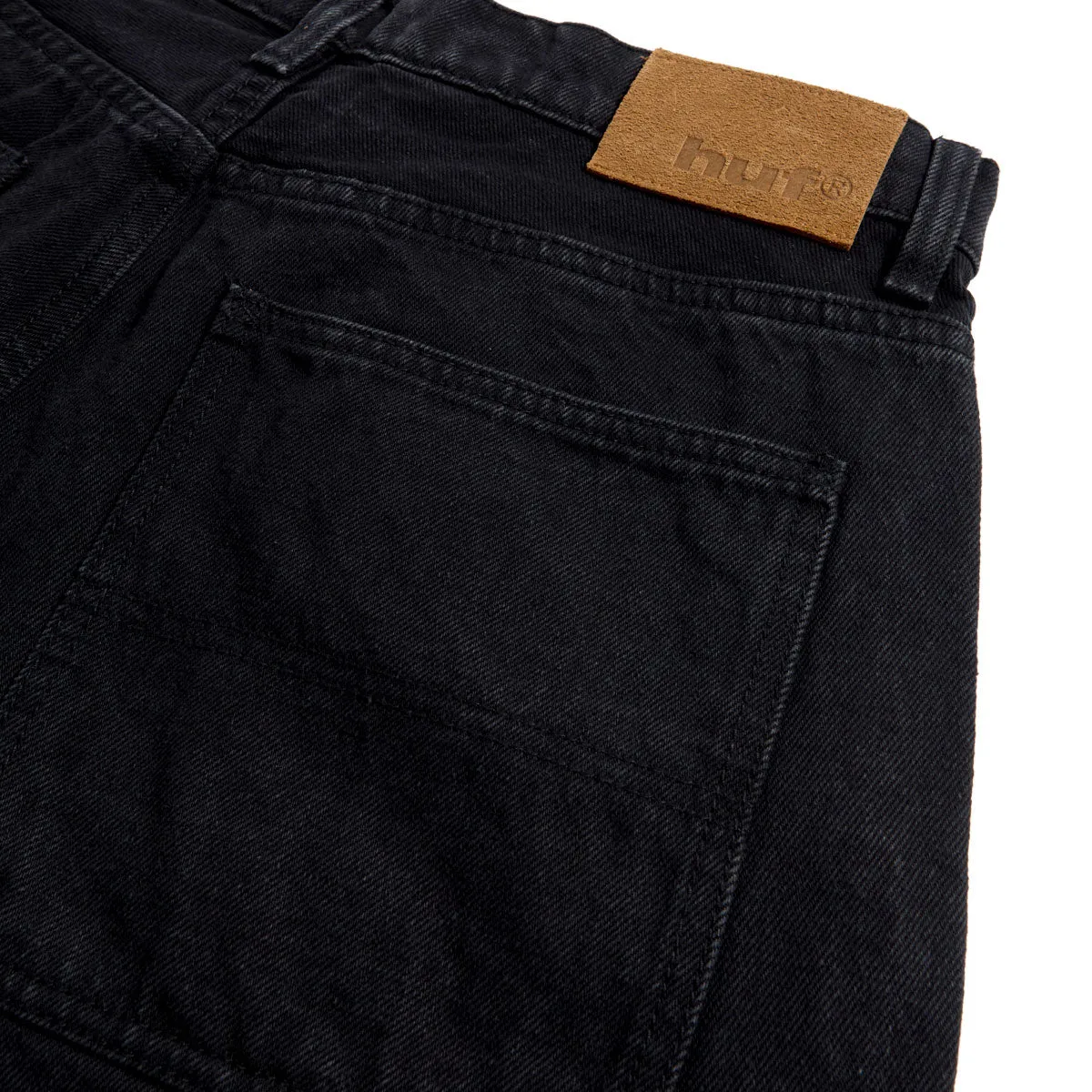 HUF Kinda Loose Double Knee Shorts - Faded Black sold by CCS product image thumbnail 4