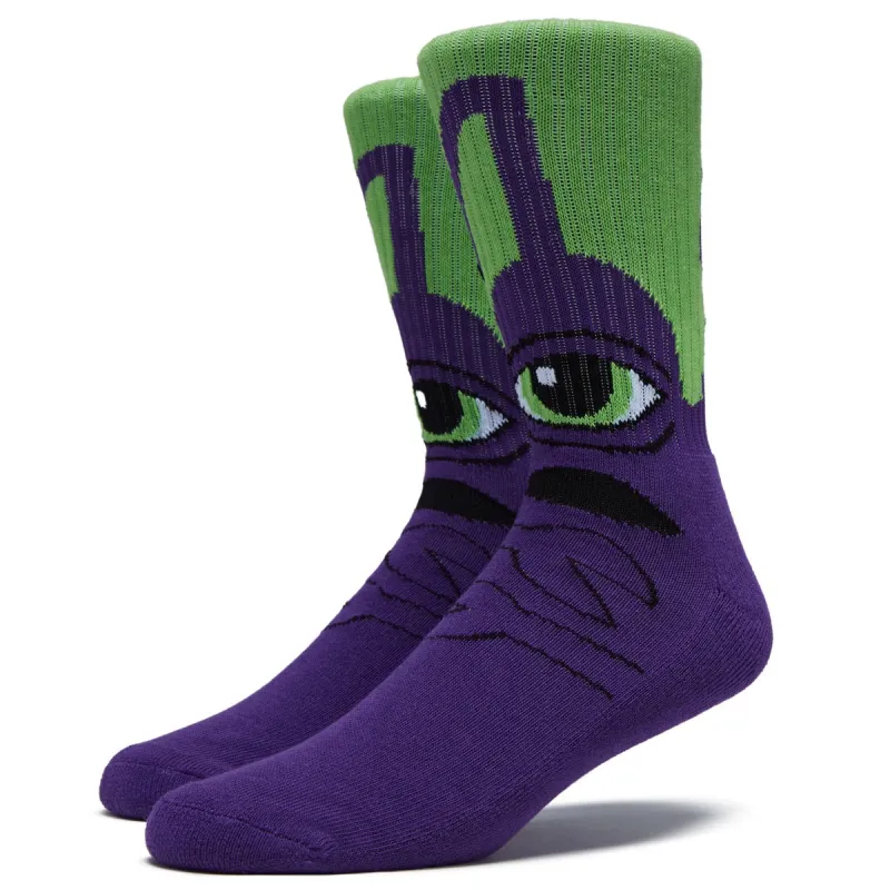 Toy Machine Sect Hug Socks - Purple made by CCS