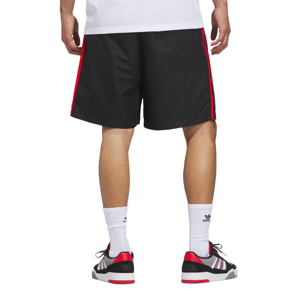 Adidas Skate Water Shorts - Black/White/Red sold by CCS product image thumbnail 4