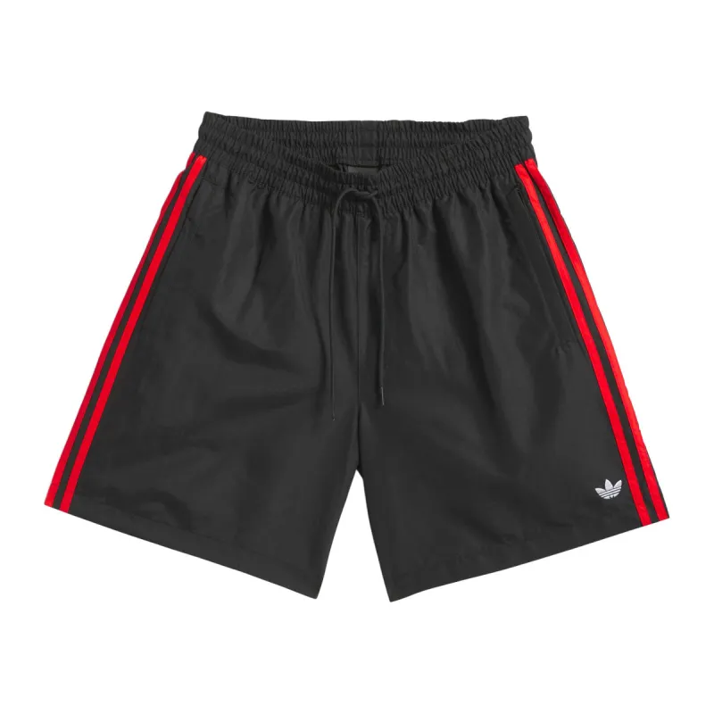 Adidas Skate Water Shorts - Black/White/Red made by Adidas