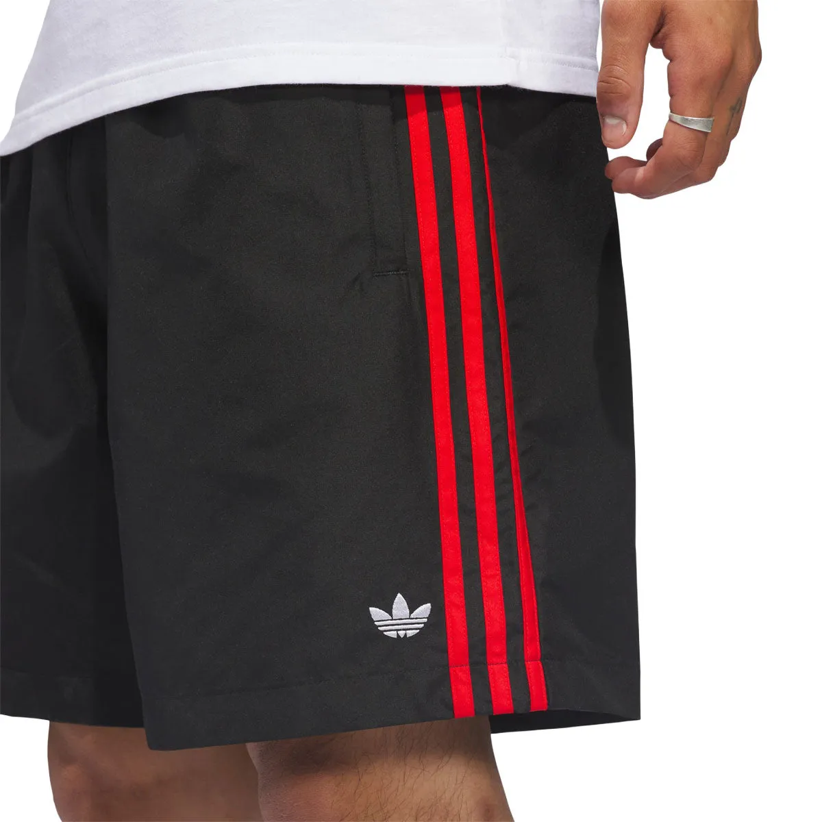 Adidas Skate Water Shorts - Black/White/Red sold by CCS product image thumbnail 5