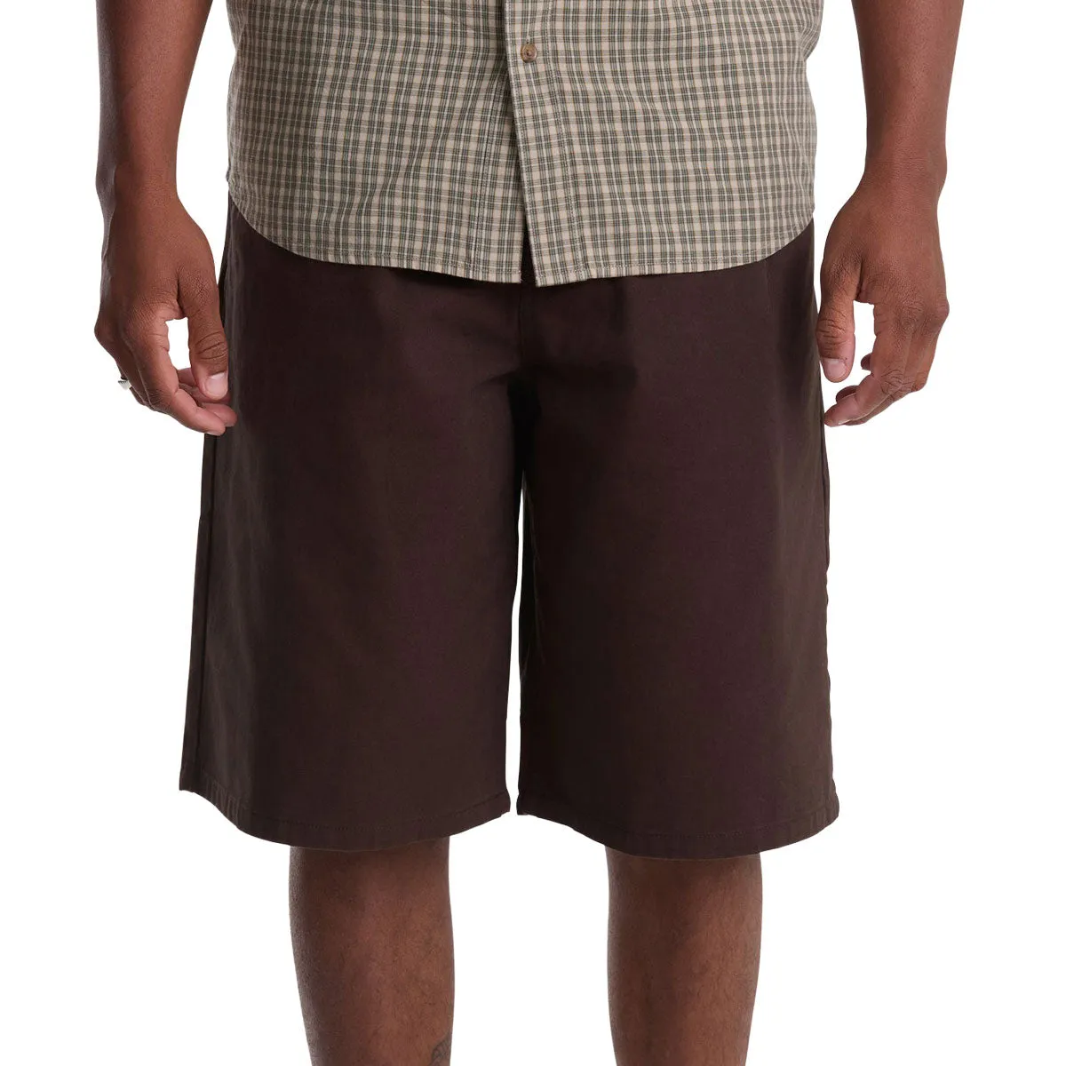 Volcom Chillow Plt Elastic Waist Chino VS 24 Shorts - Cacao sold by CCS product image thumbnail 2