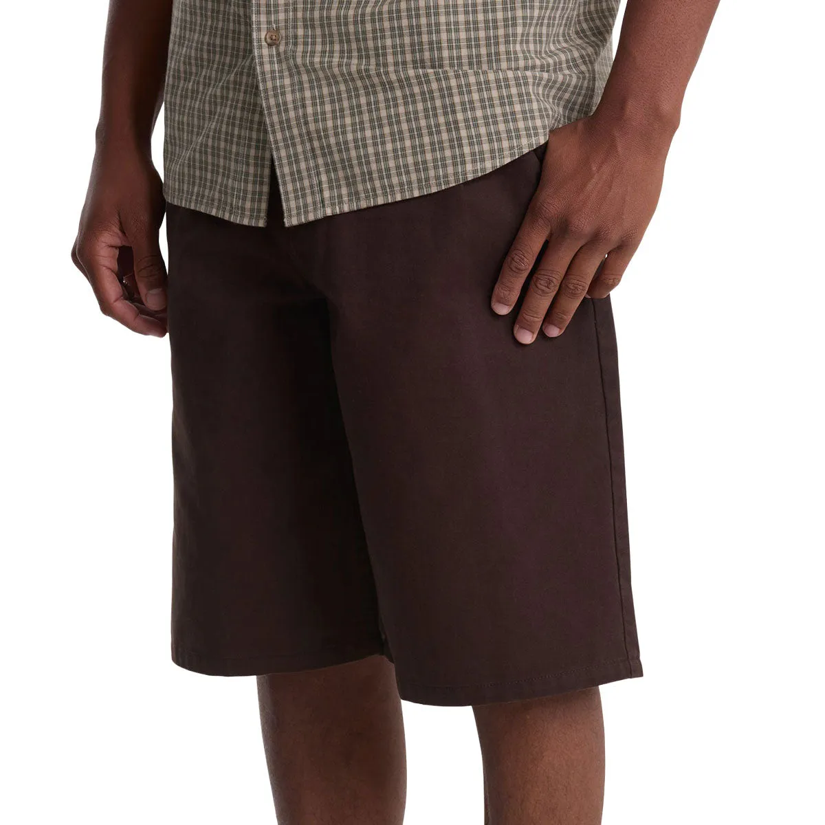 Volcom Chillow Plt Elastic Waist Chino VS 24 Shorts - Cacao sold by CCS product image thumbnail 4