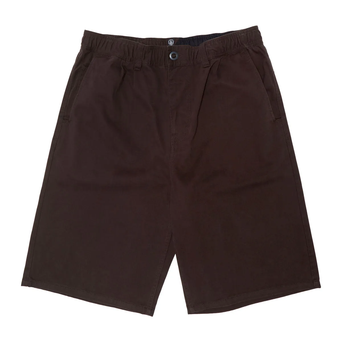 Volcom Chillow Plt Elastic Waist Chino VS 24 Shorts - Cacao sold by CCS