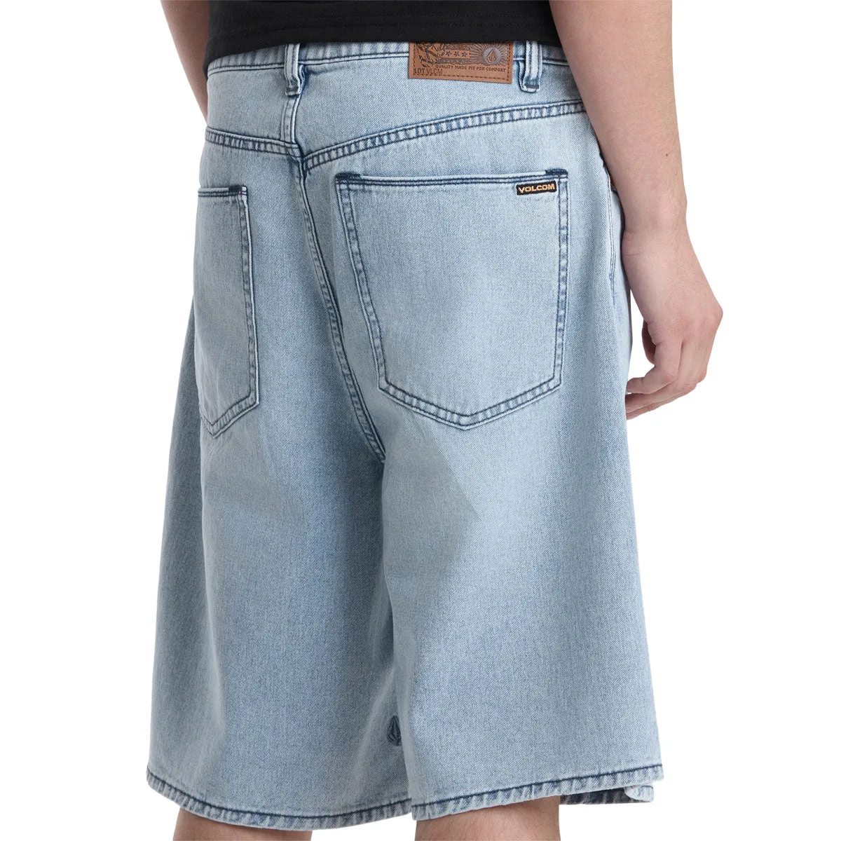 Volcom Billow Denim 22 Shorts - Dust Bowl Indigo sold by CCS product image thumbnail 4