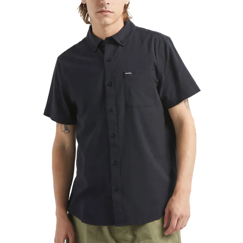 Brixton Sanford Oxford Shirt - Black made by Brixton