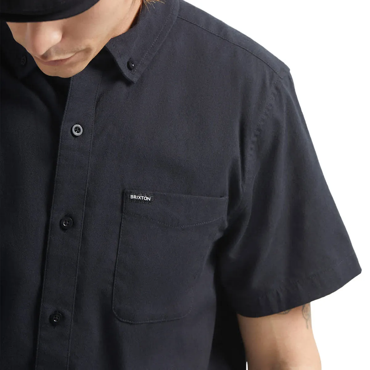 Brixton Sanford Oxford Shirt - Black sold by CCS product image thumbnail 5