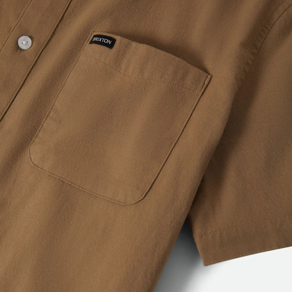 Brixton Sanford Oxford Shirt - Khaki sold by CCS product image thumbnail 3