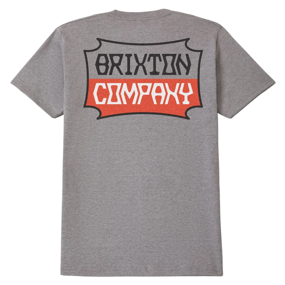 Brixton Pillar T-Shirt - Heather Grey sold by CCS