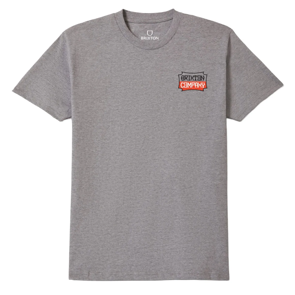 Brixton Pillar T-Shirt - Heather Grey sold by CCS product image thumbnail 2