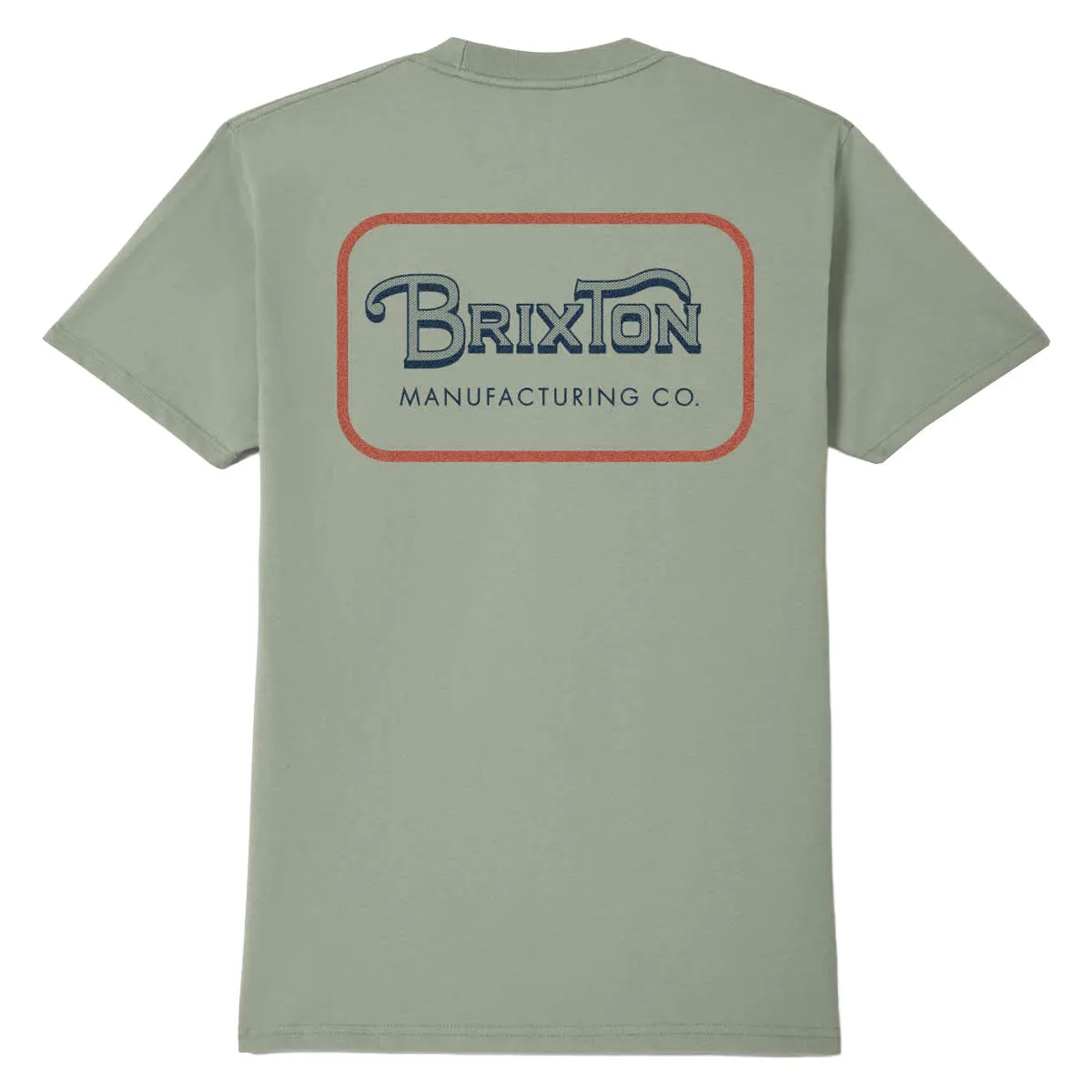 Brixton Grade T-Shirt - Desert Green/Dark Navy/Amber Terrain sold by CCS