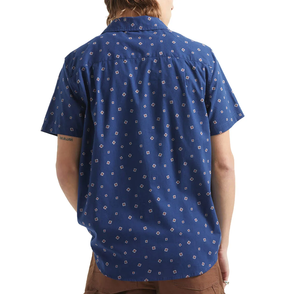 Brixton Charter Print Shirt - Midnight Blue Geo sold by CCS product image thumbnail 3