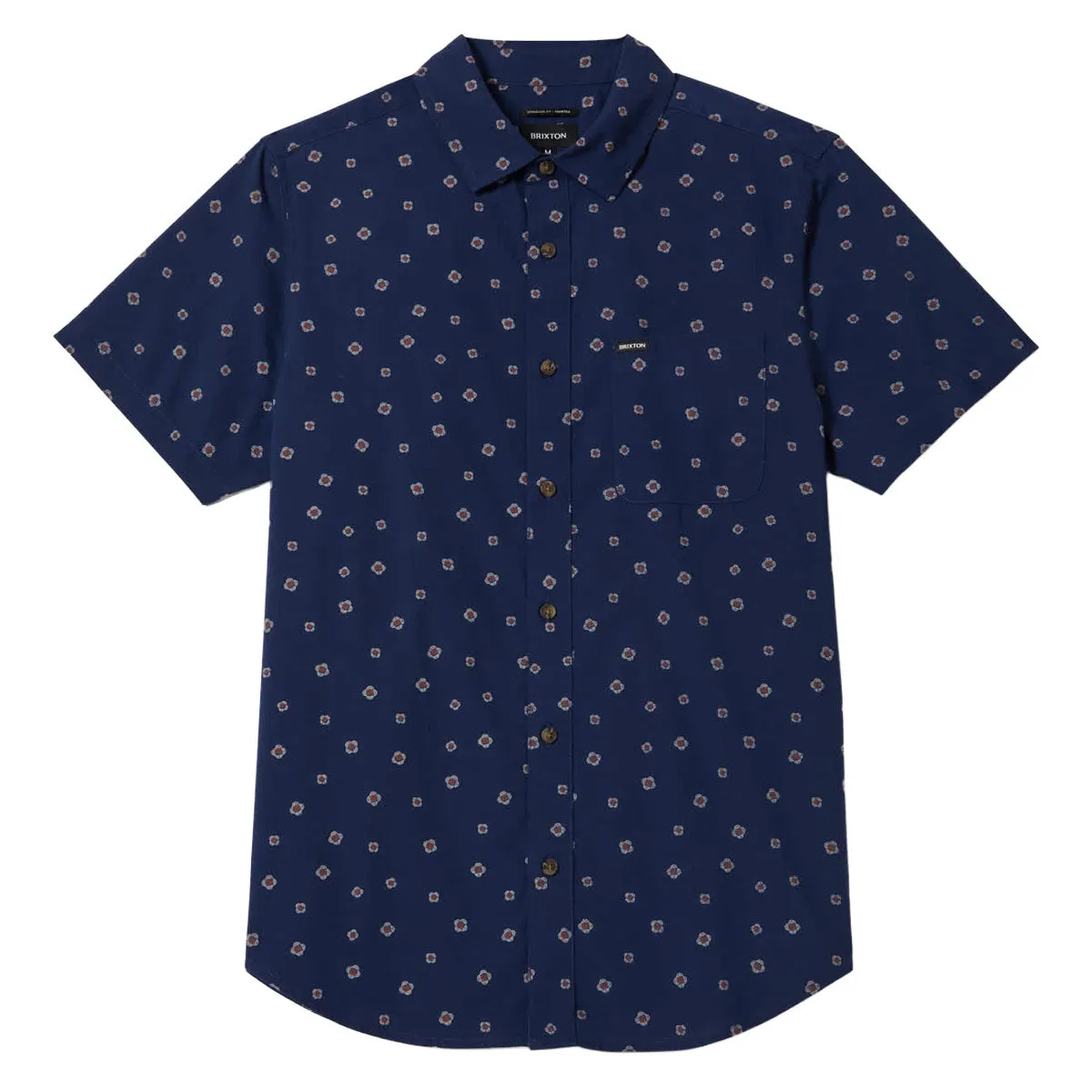 Brixton Charter Print Shirt - Midnight Blue Geo sold by CCS
