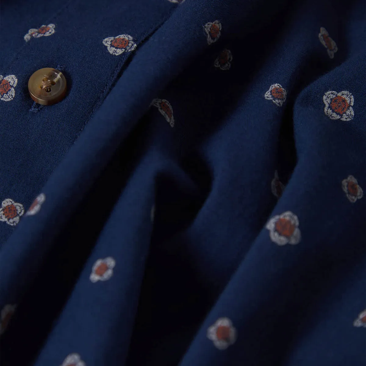 Brixton Charter Print Shirt - Midnight Blue Geo sold by CCS product image thumbnail 5