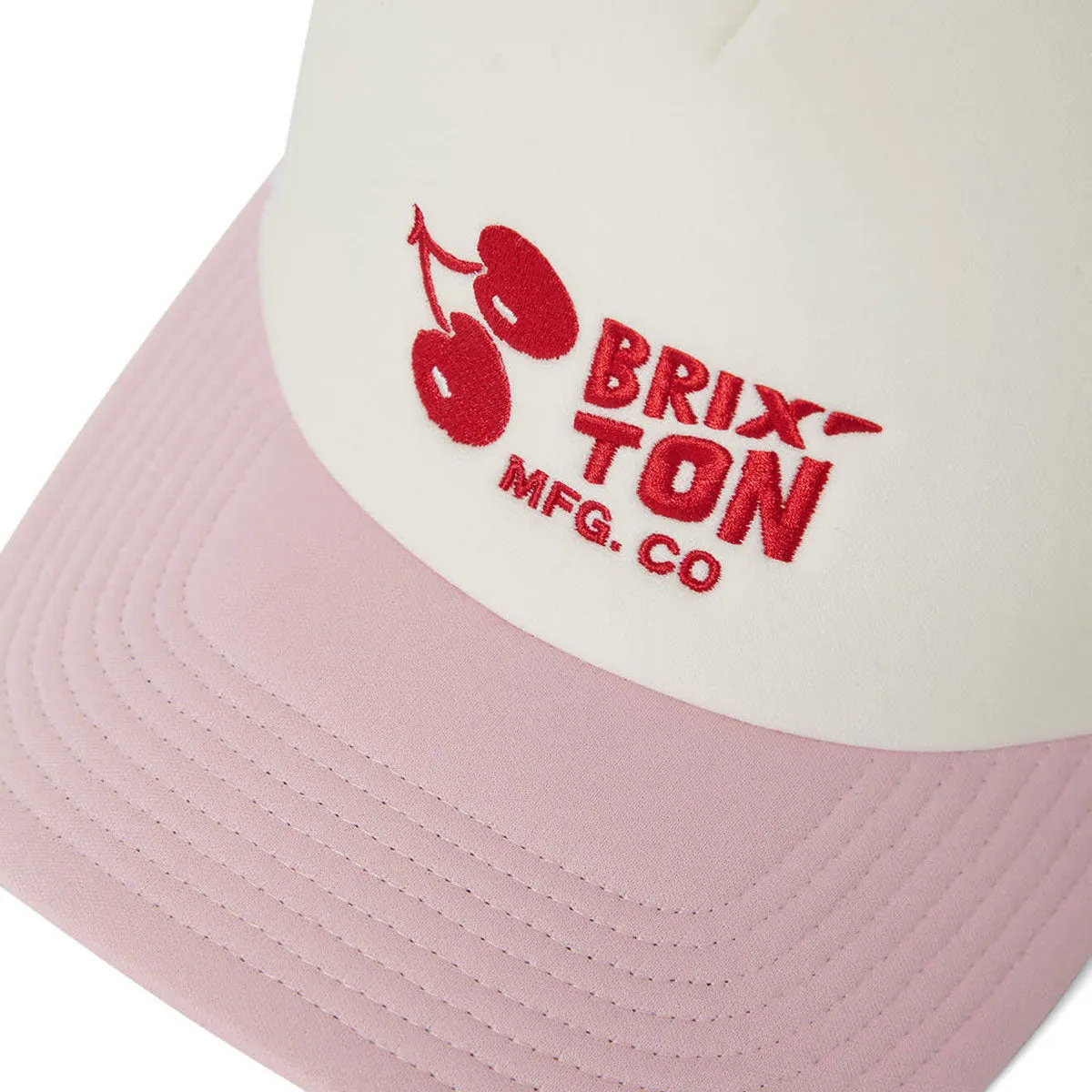 Brixton Cherry C Netplus MP Trucker Hat - Off White/Pink sold by CCS product image thumbnail 3