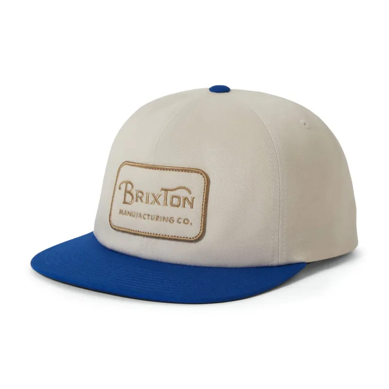 Brixton Grade HP Snapback Hat - Whitecap/Royal made by Brixton
