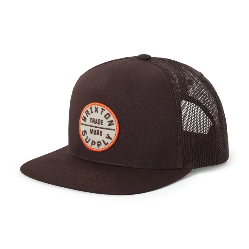 Brixton Oath MP Trucker Hat - Chocolate/Chocolate made by Brixton