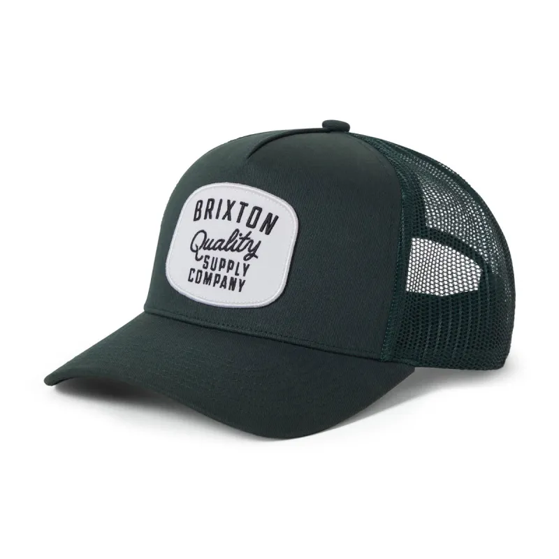 Brixton Hubal C Netplus MP Trucker Hat - Primal Green/Primal Green made by Brixton