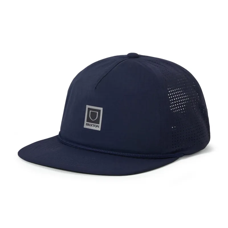 Brixton Journey MP Performance Snapback Hat - Midnight Blue made by Brixton