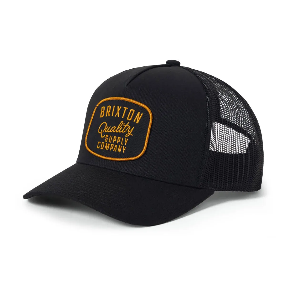 Brixton Hubal C Netplus MP Trucker Hat - Black/Black sold by CCS