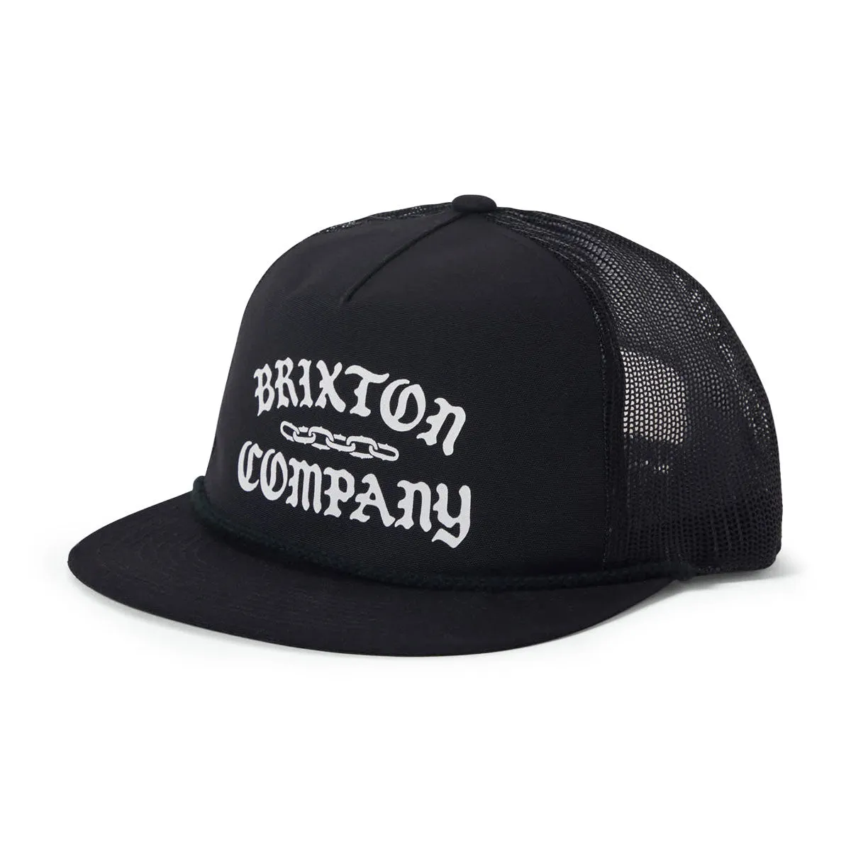 Brixton Chains Netplus HP Trucker Hat - Black/Black sold by CCS
