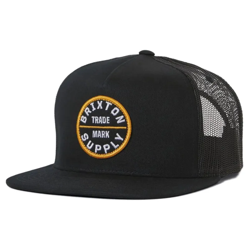 Brixton Oath Mp Trucker Hat - Black/Black made by Brixton