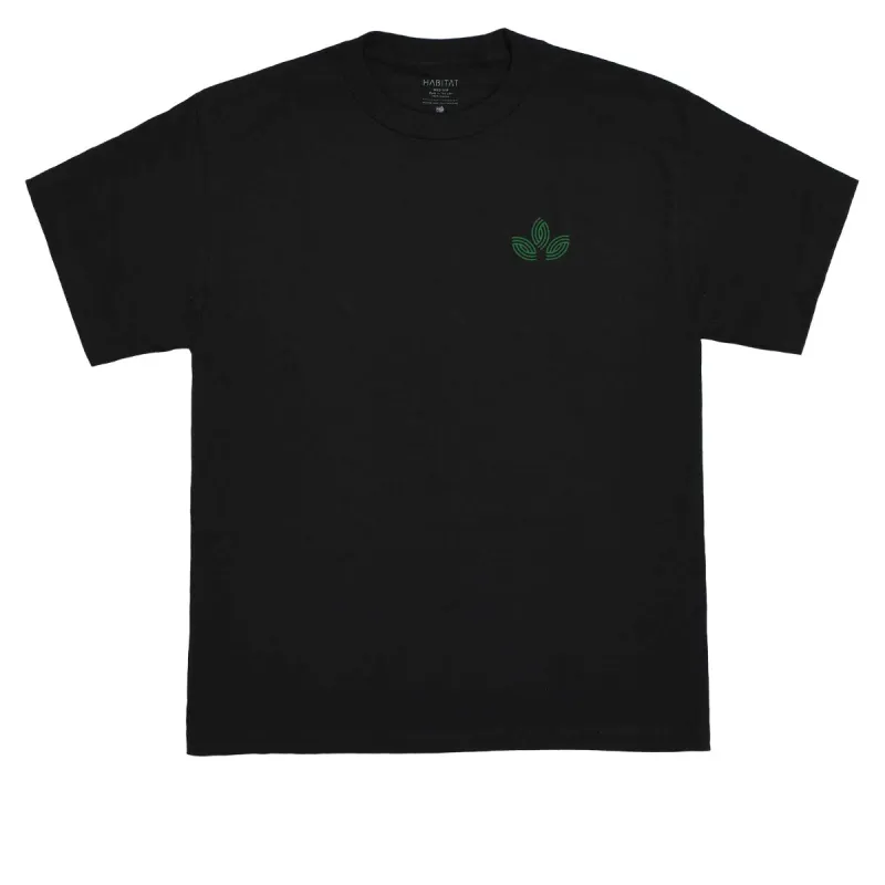 Habitat Circle Mark T-Shirt - Black made by CCS