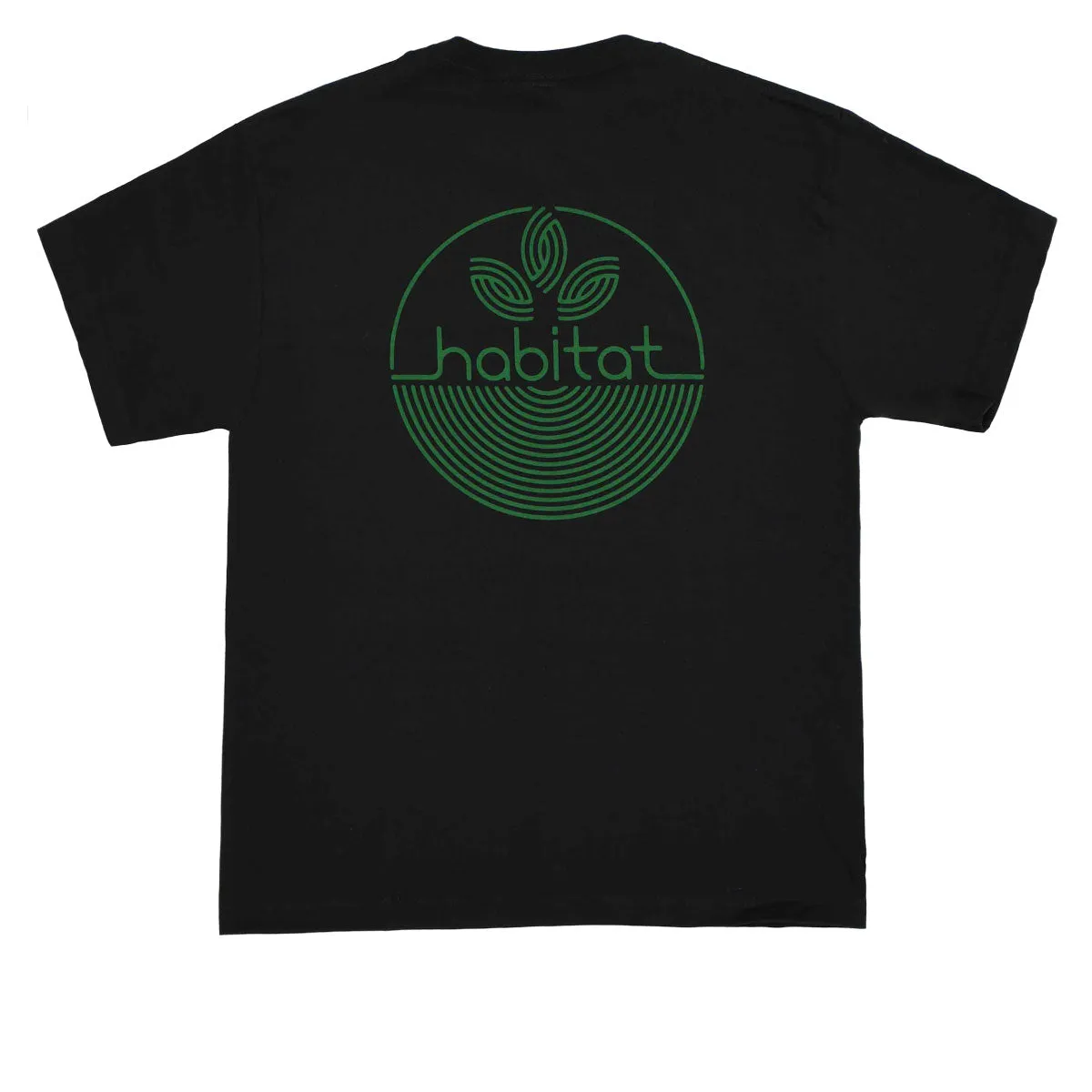 Habitat Circle Mark T-Shirt - Black sold by CCS product image thumbnail 2