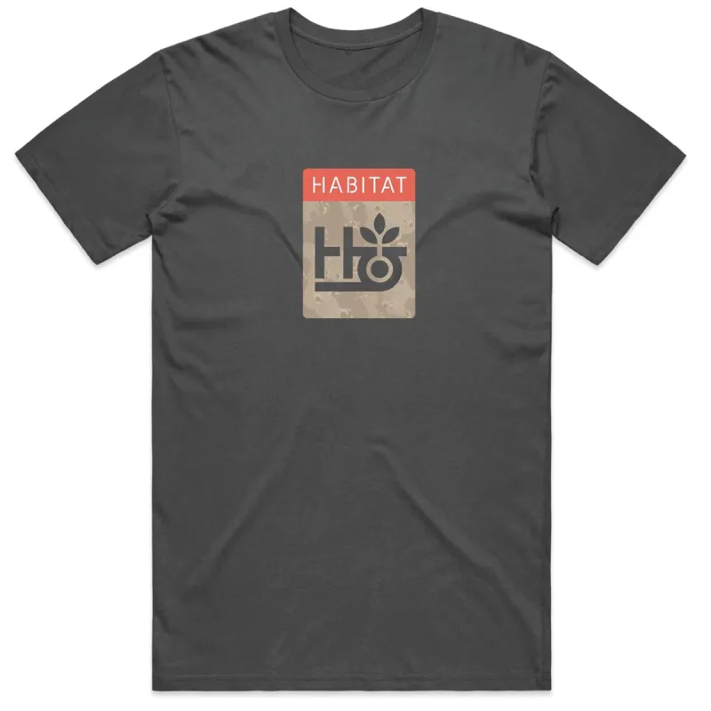 Habitat Dakar T-Shirt - Graphite made by Habitat
