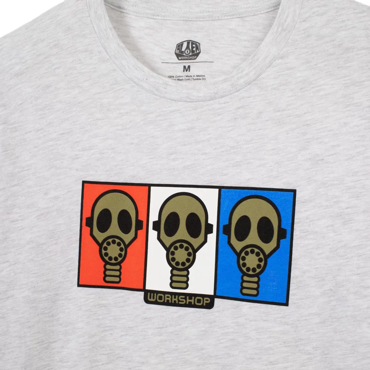 Alien Workshop Gas Mask Long Sleeve T-Shirt - Heather Gray sold by CCS product image thumbnail 2