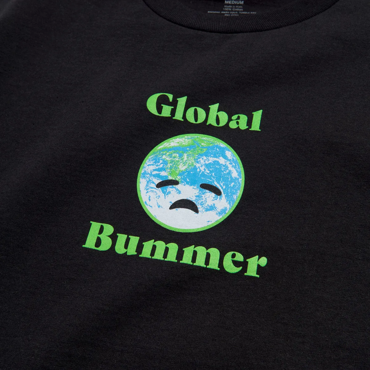 Habitat Global Bummer T-Shirt - Black sold by CCS product image thumbnail 2