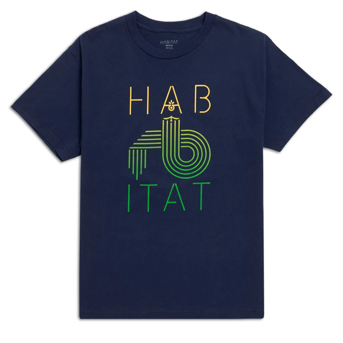 Habitat Stencil Soar T-Shirt - Navy sold by CCS