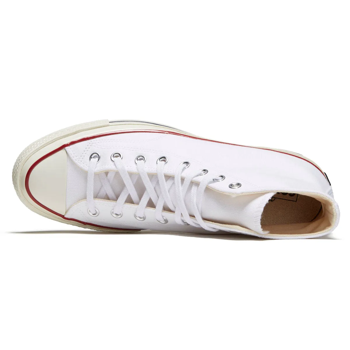Converse Chuck 70 Hi Shoes - White/Garnet/Egret sold by CCS product image thumbnail 3