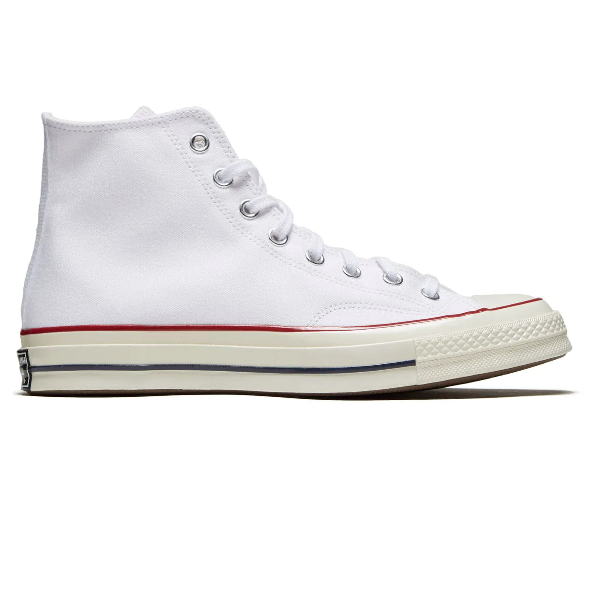 Converse Chuck 70 Hi Shoes - White/Garnet/Egret sold by CCS