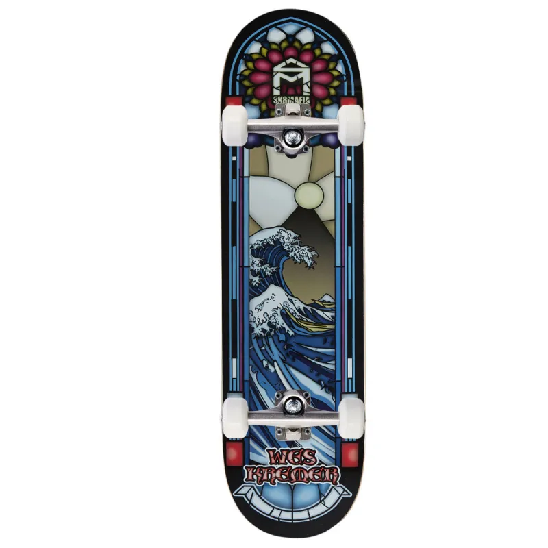Sk8 Mafia Stained Glass Kremer Skateboard Complete - 8.50" made by CCS