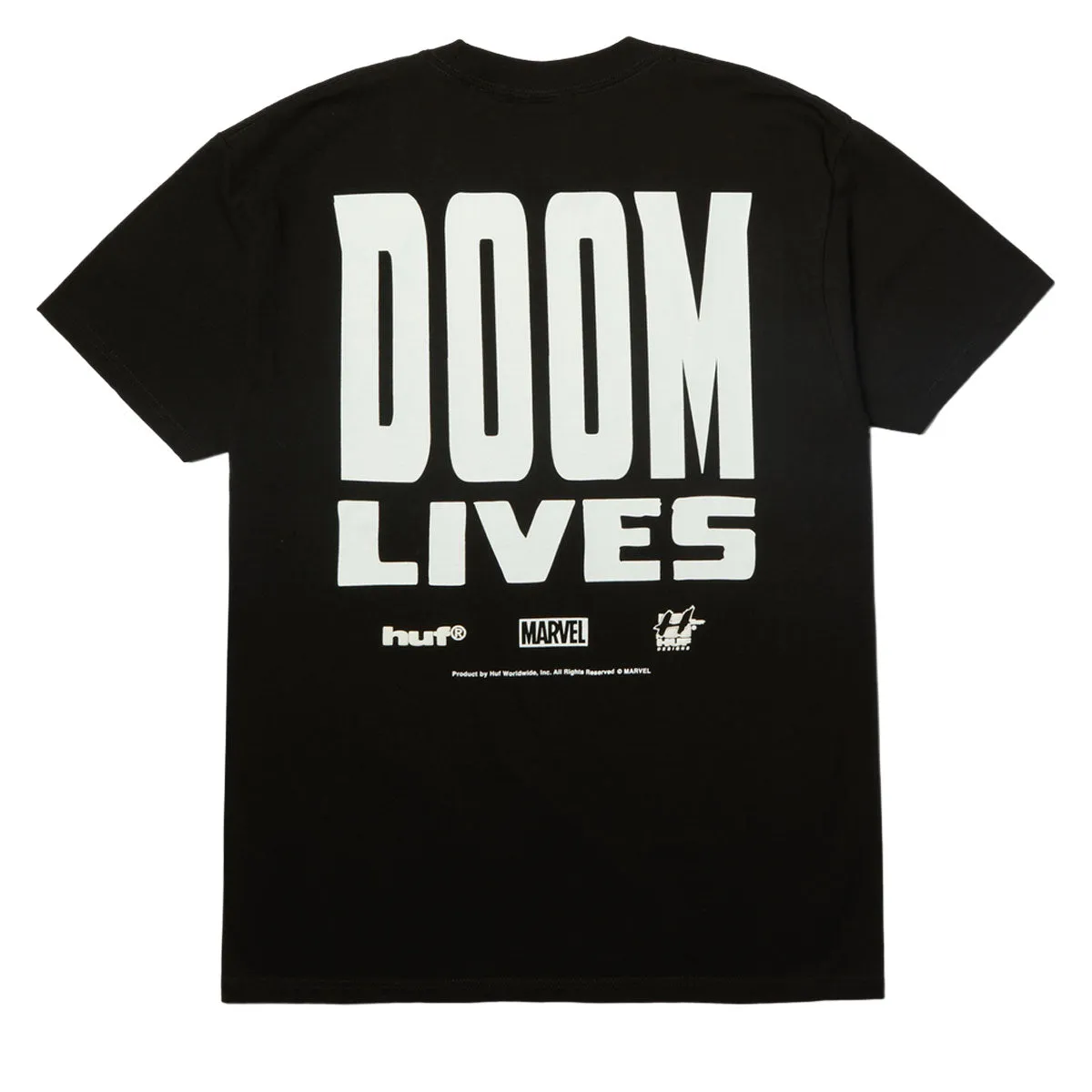 HUF x Marvel Doom Lives T-Shirt - Black sold by CCS product image thumbnail 2