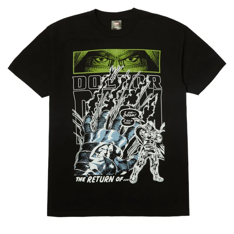 HUF x Marvel Doom Lives T-Shirt - Black made by HUF