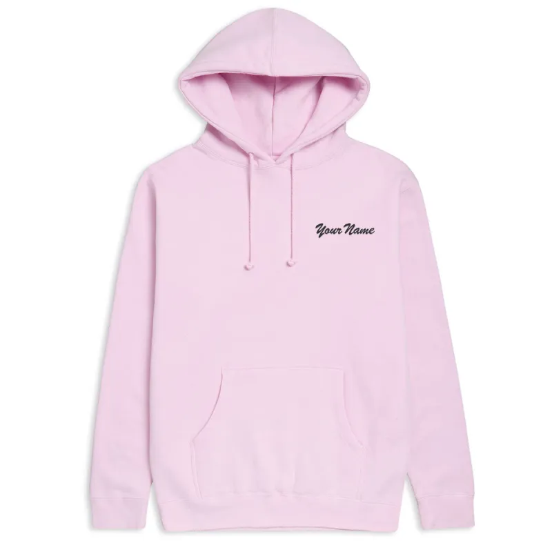 CCS Custom Embroidered Core Pullover Hoodie - Light Pink made by CCS